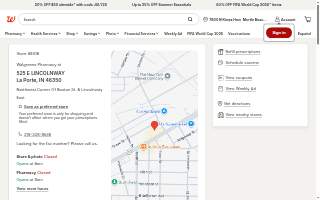 Walgreens Pharmacy of La Porte website
