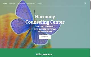 Harmony Counseling Center, LLC website