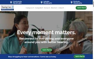 Hearing Care Professionals website