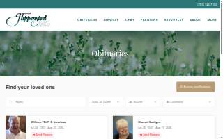 Hippensteel Funeral Service and Crematory website