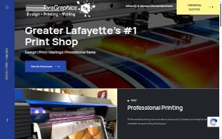 Teragraphics Ink website