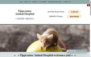 Tippecanoe Animal Hospital website
