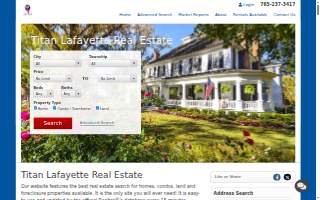 Titan Lafayette Real Estate website