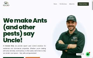 Uncled Ants website