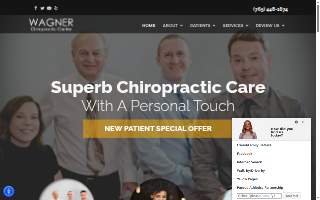 Wagner Chiropractic Center website