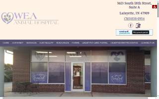 WEA Animal Hospital website