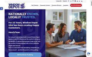 Window Depot USA of The Triad website