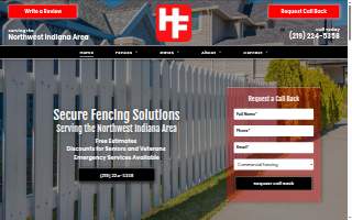 Hammond Fence Company of Indiana Inc website