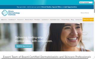 Illinois Dermatology Institute - Munster Office website