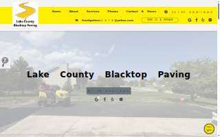 Lake County Blacktop Paving website
