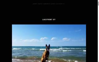 Lakefront K9 of Lake Station website