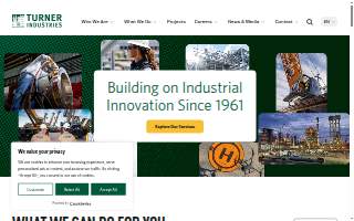 Turner Business Solutions website