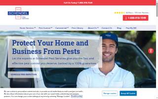 Schendel Pest Services of Leavenworth website