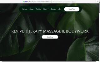 avestart wellness massage website