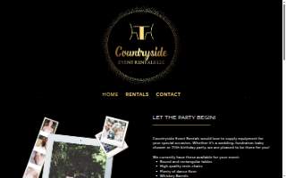 Countryside Event Rentals LLC website