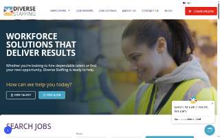 Diverse Staffing Lebanon website