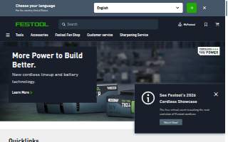 Festool USA website