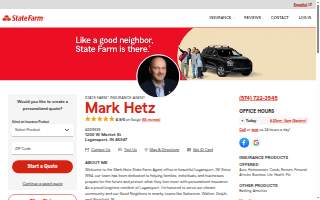 Mark Hetz - State Farm Insurance Agent website