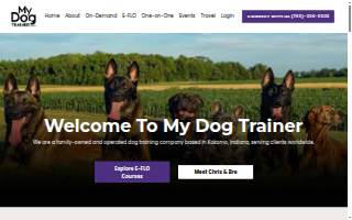 My Dog Trainer.com of Logansport website