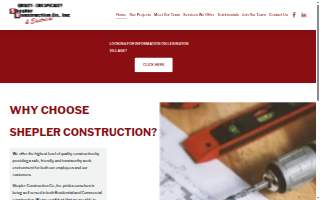 Shepler Construction Co Inc website