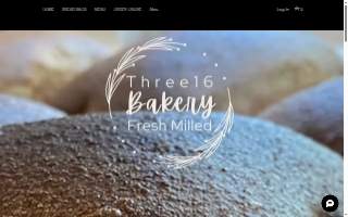 Three16 Bakery website