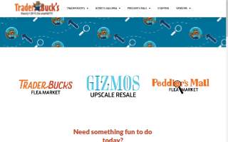 Trader Bucks Flea Market website