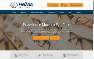 Helton Eye Care website