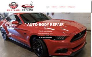 Madison Auto Collision website