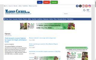 Madison Courier website