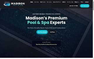 Madison Pool and Spa Service website