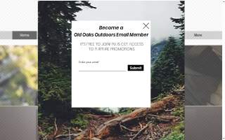 Old Oaks Outdoors website