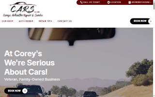 Corey's Automotive Repair & Service (C.A.R.S) website