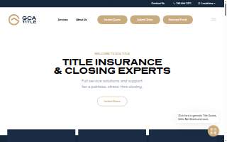 GCA Title (Headquarters) website