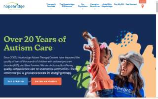 Hopebridge Autism Therapy Center of Brook Park website