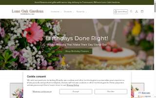 Lone Oak Gardens website