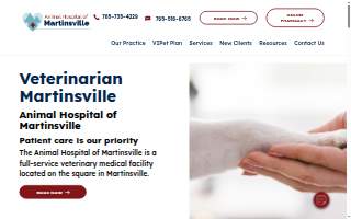 Animal Hospital of Martinsville website