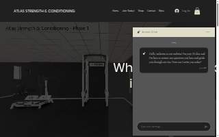 Atlas Strength & Conditioning website