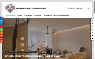 Bright Property Management website