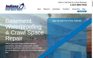 Indiana Crawl Space Repair website