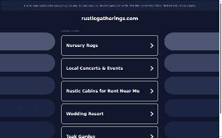 Rustic Gatherings Wedding and Event Barns, LLC website
