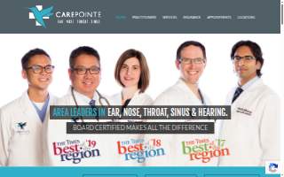 CarePointe Ear, Nose, Throat & Sinus of Merrillville website