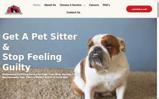 Compass Pet Sitting of Merrillville website