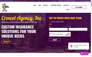 Crowel Agency, Inc. website