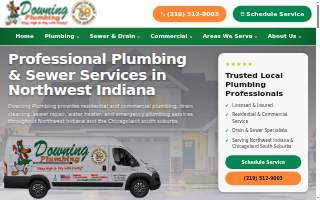 Downing Plumbing website