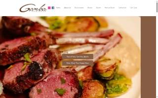 Gamba Ristorante website