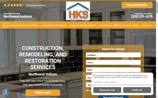 HKS Remodeling & Construction LLC of Lake Station website