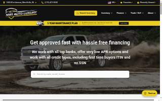 NWI Auto Luxury website