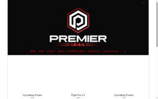 Premier Mixed Martial Arts LLC website