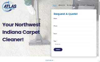 Atlas Carpet Cleaning website