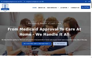 Beacon of Light Care website
